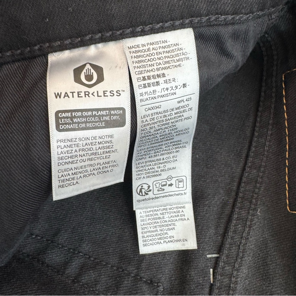 NWT! Men’s Levi's 514 Straight Black Jeans 32/30 - Picture 14 of 16